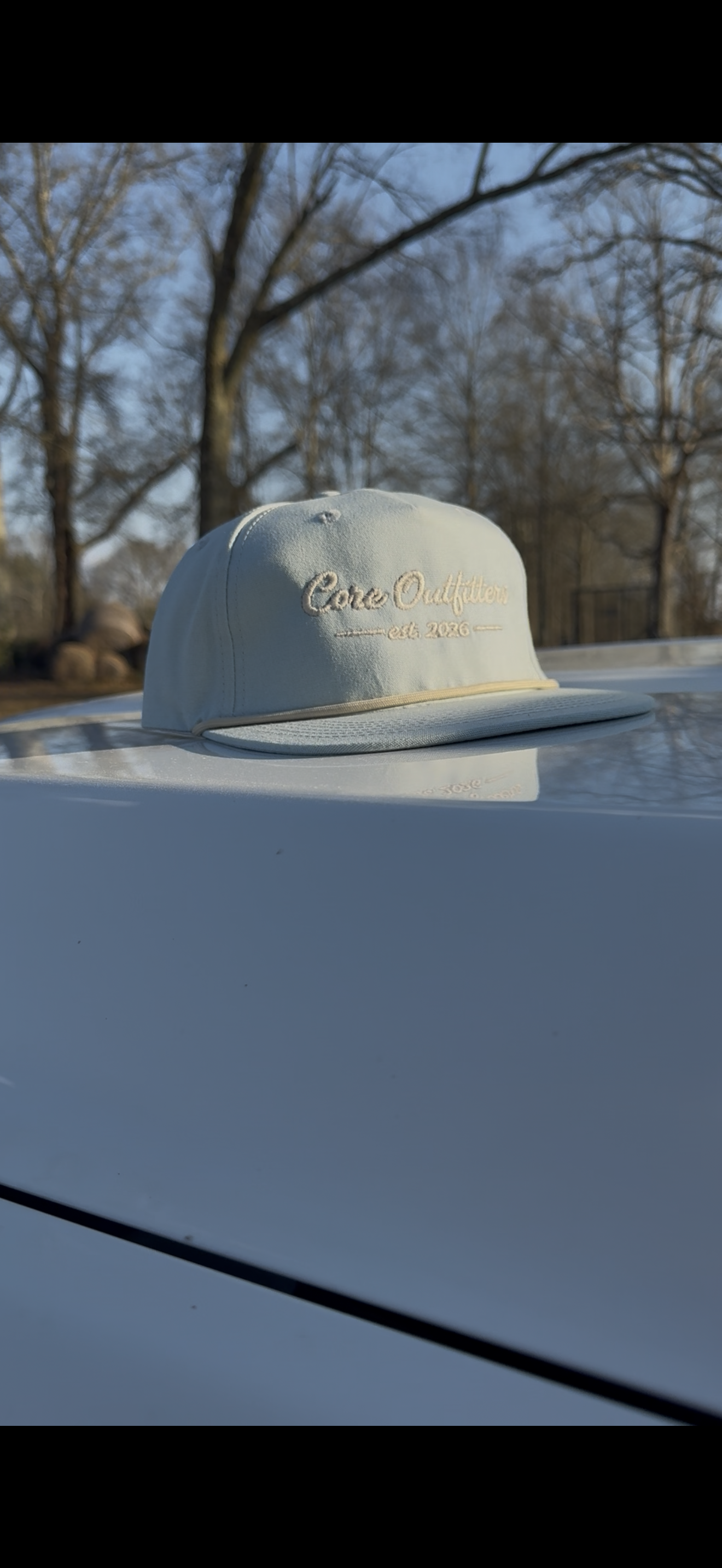 Baby Blue Classic Rope Hat