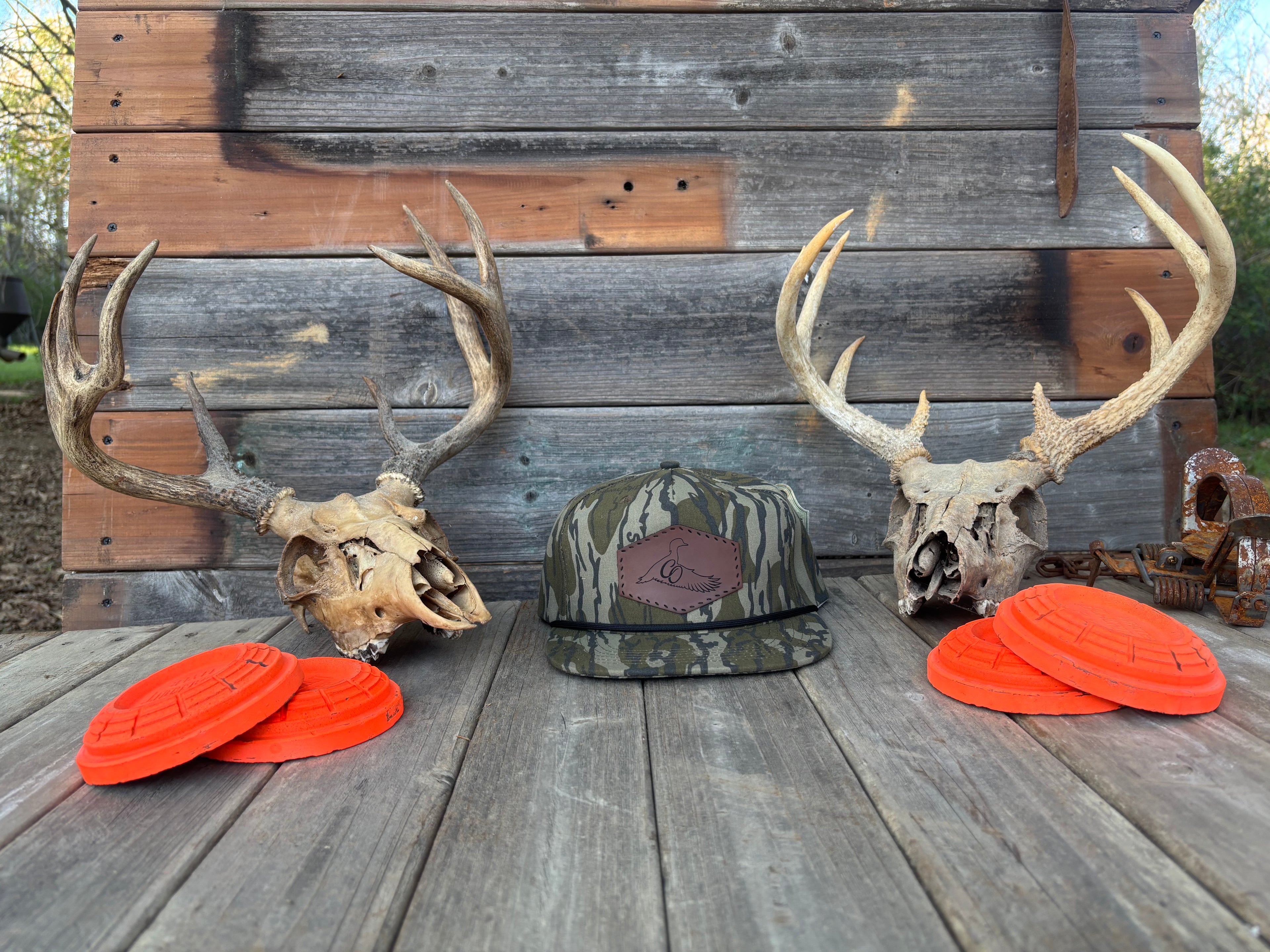 Bottomland Camo Patch Hat (logo)