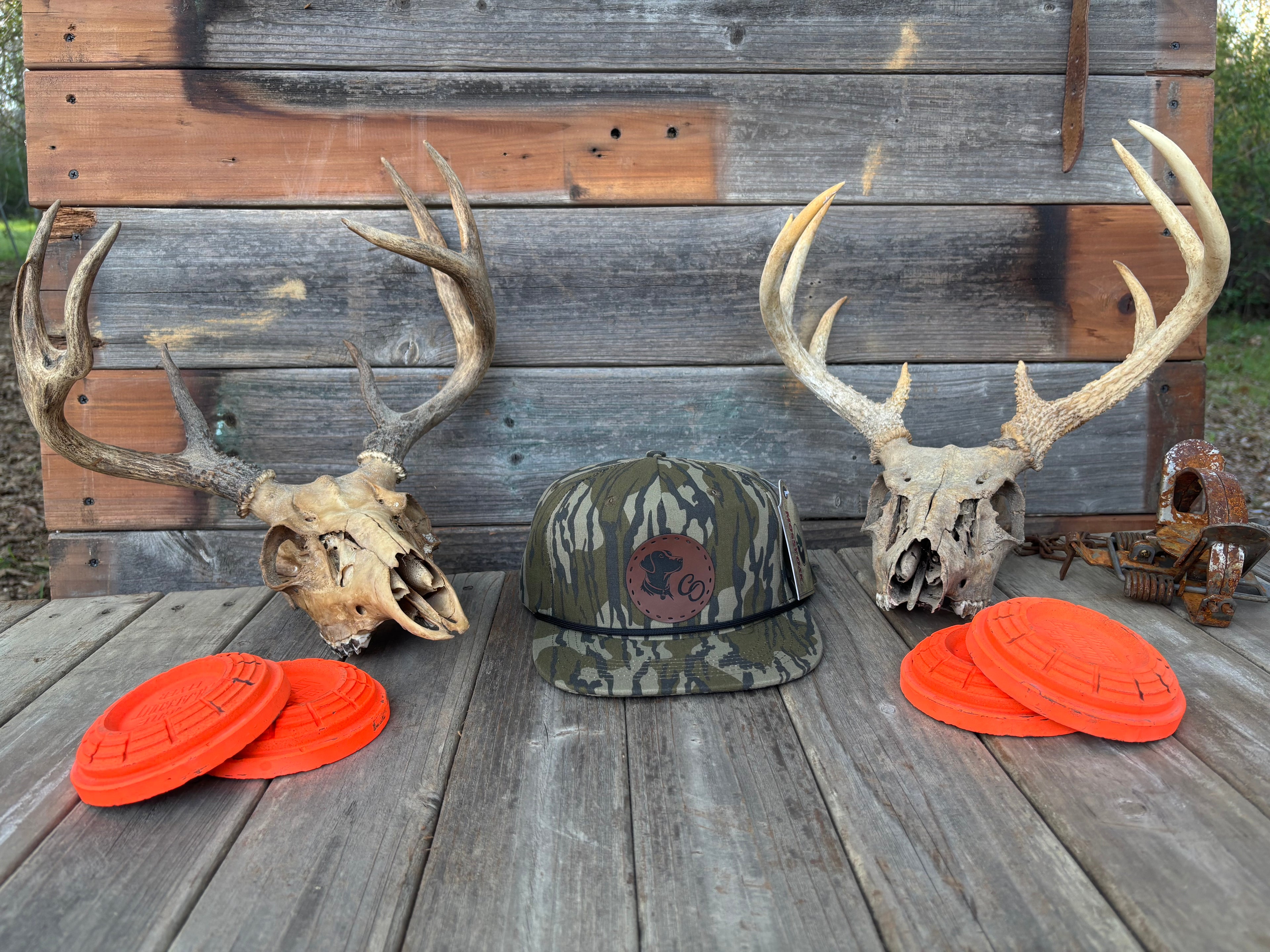 Bottomland Camo Patch Hat (dog)