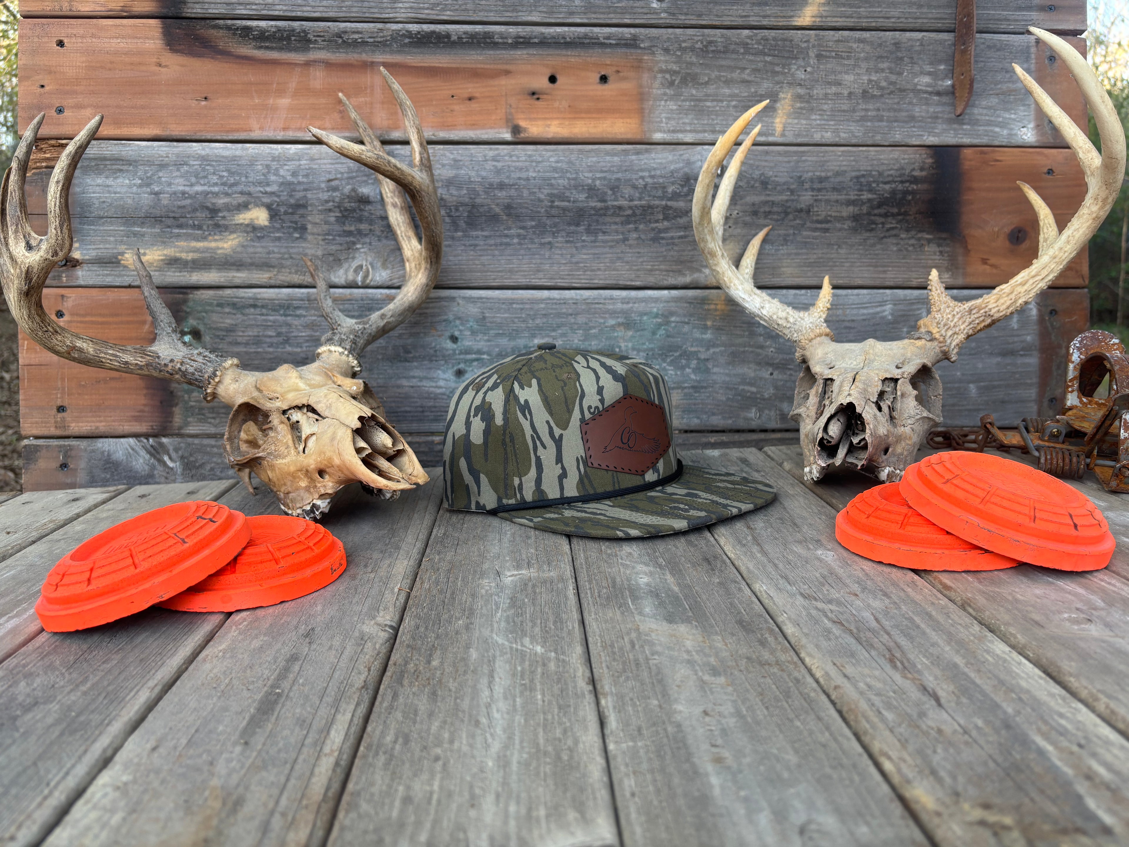 Bottomland Camo Patch Hat (logo)