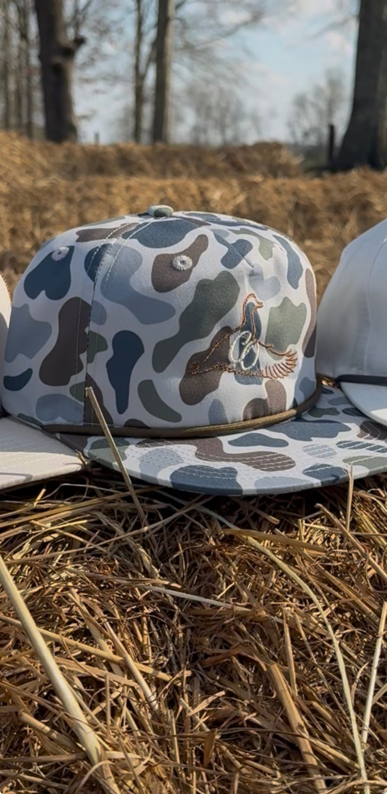 “Brackish” Camo Logo Rope Hat